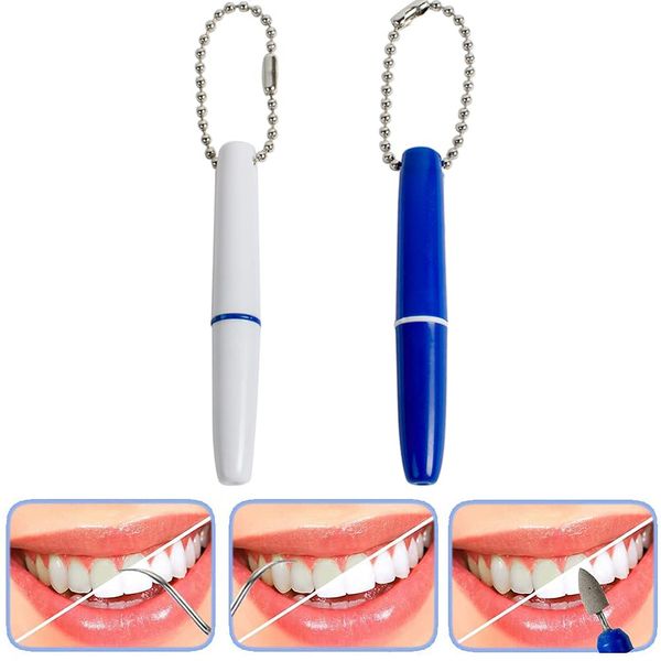 bonmall Portable Plaque and Tartar Remover Double Travel Tooth Stain Remover-Tooth Eraser Dental Teeth Kit Interdental Pick for Home Use & Outdoor