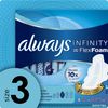 Always Size 3 Extra Heavy Flow Absorbency with Wings Infinity Pads, 14 Count (Pack of 6)