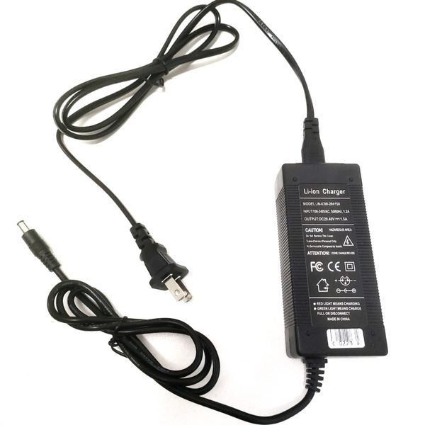 HERISKEER [Verified Fit] 29.4V Scooter Quick Charger, for GoTrax G1 Glider, Ed.ge, N0va, GKS Pro Plus Lumios, Flash, Ho.verfly, Remix, SRX A6 Mini, Glid.e Chrome, F.luxx FX3, 25.2V/24V Battery Charger