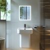 LED Illuminated Bathroom Mirror Wall Mounted Vanity Mirror Explosion-proof Smart