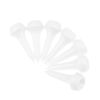 MUXSAM 100pcs White Plastic Golf Balls Tees For Training And Pratice