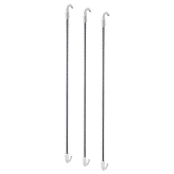Elastic Cord, Grey/3 Pack + Free finchley Pen (4)