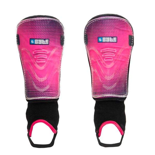 BYTE HOCKEY MX JUNIOR SHINGUARDS PINK (LARGE)