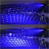 BX9-M 450nm Adjustable Focus Blue Laser Pointer Visible Laser Torch Beam US