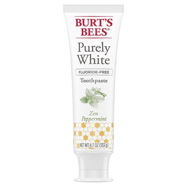 Burt's Bees Purely White Fluoride-Free Toothpaste 4.7oz Zen Peppermint