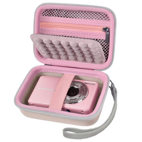 Grapsa Digital Camera Case for DPFIHRGO Digital Camera 1080P Children's Camera, Pink, Suitcase organiser