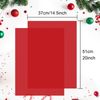 CHRORINE 60 Sheets Red Tissue Paper Christmas Tissue Paper Art Gift Wrapping Tissue Paper Bulk for DIY Crafts Decor Birthday Holiday Christmas Valentine's Day Party（ 20 x 14.5 inches/51x37cm）