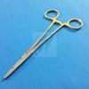 T/C PREMIUM QUALITY HEMOSTAT WITH SCISSORS 5.5" SERRATED TUNGSTEN CARBIDE INSERT