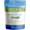 Stress Relief Bath Salt 32 Ounces Epsom Salt with Natural Spearmint and Eucalyptus Essential Oils Plus Vitamin C in BPE Free Pouch with Easy Press-Lock Seal