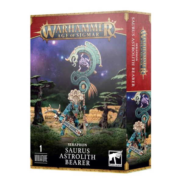 Games Workshop Warhammer AoS - Astrolith Carrier Seraphon Saurus, Black