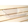 Pegboard & Slatwall Clear Acrylic Tray Display Bin, 6" D x 11" L, 2 Pack