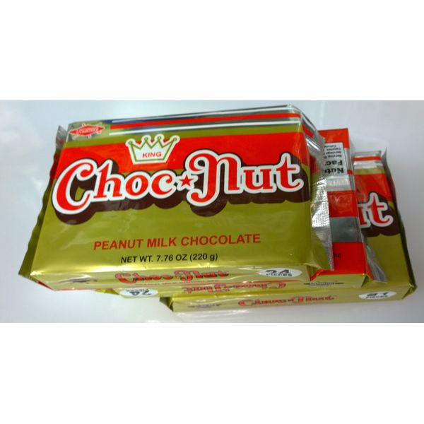 King Choc Nut Peanut Milk Chocolate Pack Of Three 7.76 Oz Per Pack