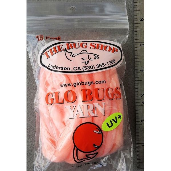 The Bug Shop Glo Bugs Yarn, 15', 5/16" Diameter, Moss
