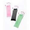 Neon Green Fishnet Gloves