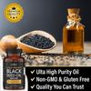 Black Seed Oil Softgel Capsules - Premium Cold-Pressed Nigella Sativa Producing Pure Black Cumin Seed Oil - Non-GMO & Vegetarian (120 Softgels)