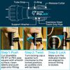 3) Sharkbite ProLock 1" Push-to-Connect Plastic Straight Coupling Pipe Fittings