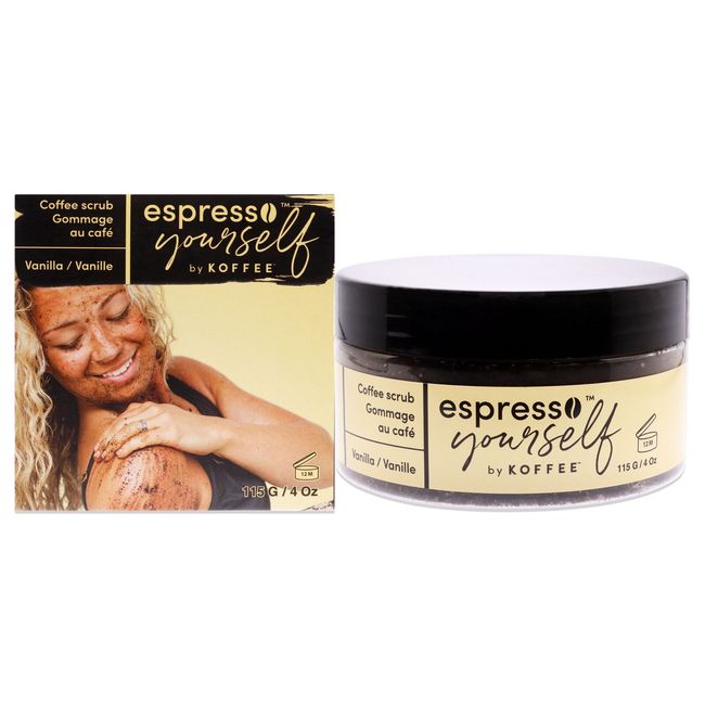 Koffee Beauty Coffee Scrub - Vanilla - 4 oz