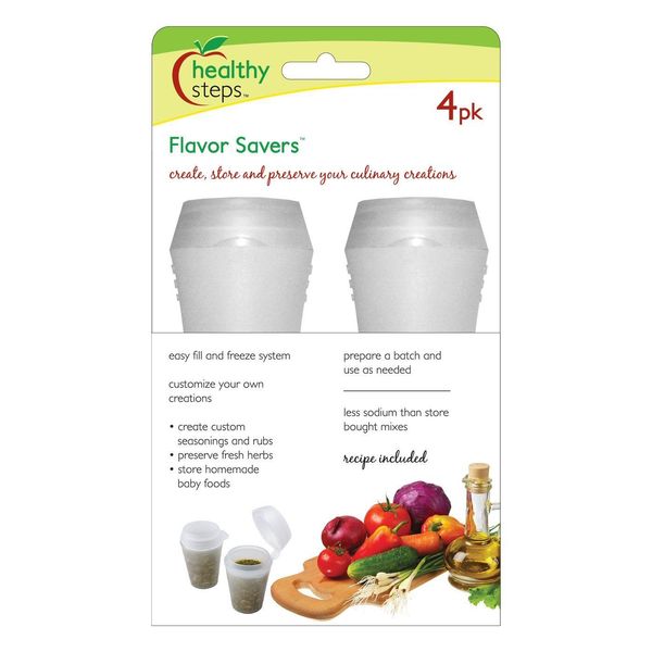 Jokari Healthy Steps Flavor Savers - Herb / Seasoning Freezer Storage Containers