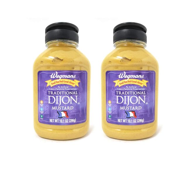 Wegmans Tradional Dijon Mustard (2 Pack, Total of 20.2oz)