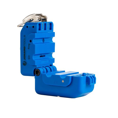Jonard Tools MS-D7 Microduct Slit and Ring Tool, 7 mm - Compact, Magnetic Cartridge, Durable Blades, Carry Case, Patented Design