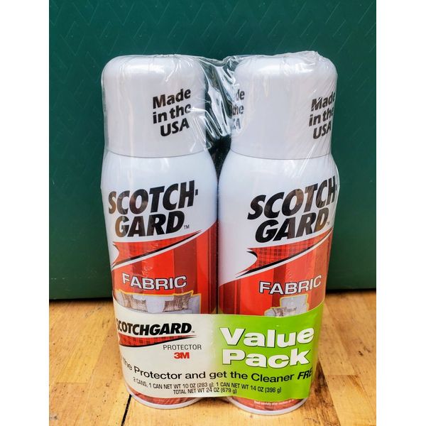 Scotchgard Fabric & Upholstery PROTECTOR  & CLEANER Value Pack Sealed