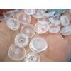 50Sets T5 1.2cm Clear Plastic Resin Snaps Button Fasteners Press Stud Poppers