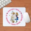 CafePress Six Impossible Things Before Breakfast Mousepad Non-slip Rubber Gaming Mousepad