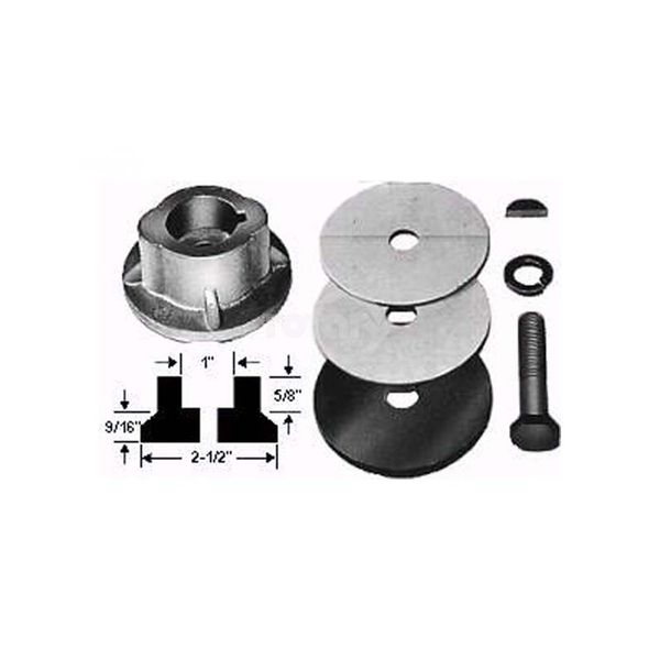 Rotary Corp Adaptor Assembly 1" Blade