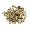 uxcell Rivet Nuts M5 Brass Tone Stainless Steel Thread Small Head Nut Celts 60pcs