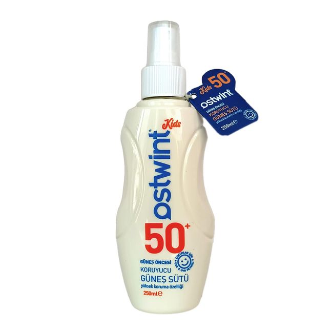 Ostwint Güneş Öncesi Koruyucu Çocuk Güneş Sütü Yüksek Güneş Koruması SPF 50+ 250 ml