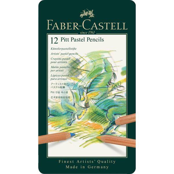 Faber-Castell PITT Pastel Pencils Tin Of 12