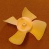 4 inch diameter Plastic Fan Blade/Propeller. 3/16 inch bore. CW Rotation.