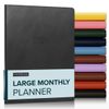 Harbor Large Monthly Planner 2026 - Cambridge Black - 9.75x7.5"