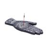 Hamsa Hand Incense Burner Black 9 x 19cm