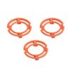 Maxmartt Norelco Retaining Ring for 9000,3PCS Orange Blade Retaining Rings for Norelco Series 7000 9000 RQ12 Models