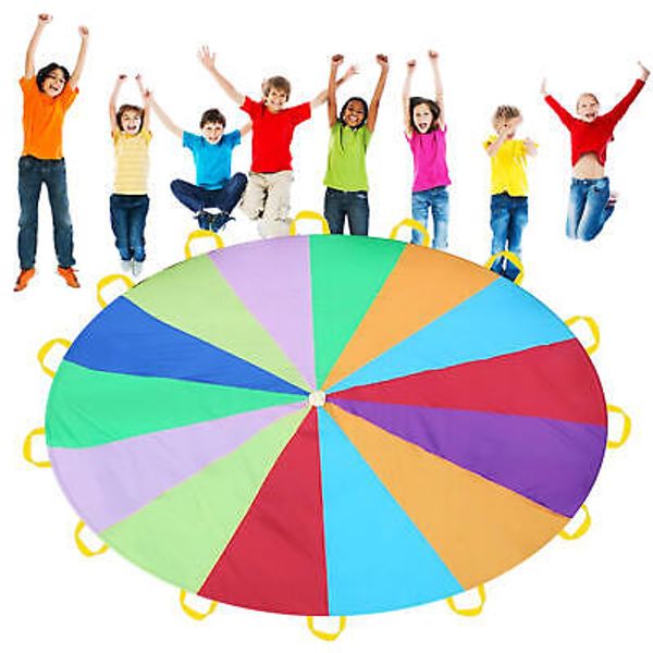 2M Parachute Toys for Kids Giant Parachute Equipment Elementary School