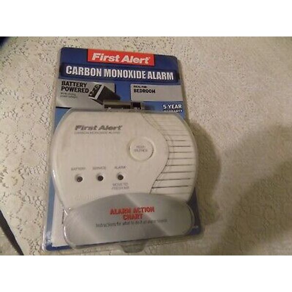 First Alert FCDE-HD - Battery Powered Carbon Monoxide Alarm - White