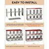 8-Compartments Chicken Nesting Box for Laying Eggs Roll Away Chicken Out Hens