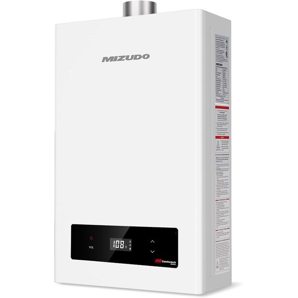 MIZUDO Propane Gas Tankless Water Heater 4.0 GPM 90,000 BTU Indoor White 99% NEW