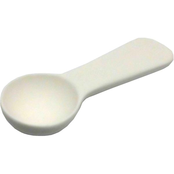 Anesty HO2159 Moisture Absorbing Measuring Spoon, 0.1 fl oz (2.5 ml), Width 3.0 x Depth 1.1 x Height 0.6 inches (7.6 x 2.7 x 1.4 cm), Karari Porous Ceramic, Weighing 1/2 Tsp, Moisture Suction, White