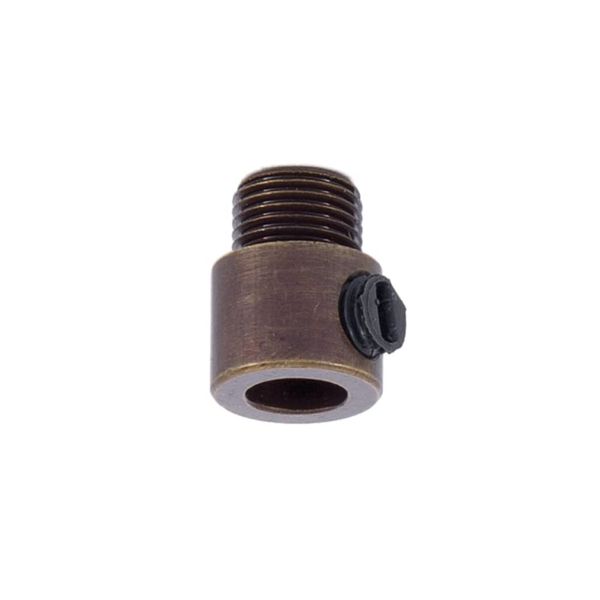 B&P Lamp® Antique Brass Cord Set Screw Bushing