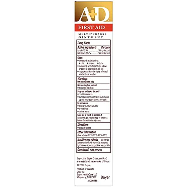 A+D Ointment, First Aid, Multipurpose - 1.5 oz