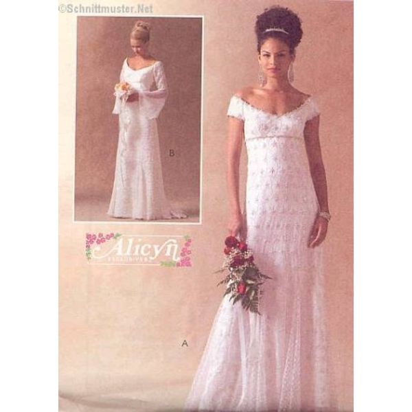 McCall's Pattern M4714 Misses?Miss Petite Lined Bridal Gowns Size CCD 10-16