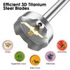 Immersion Blender Handheld, 800W Powerful Electric Hand Blender with Titanium