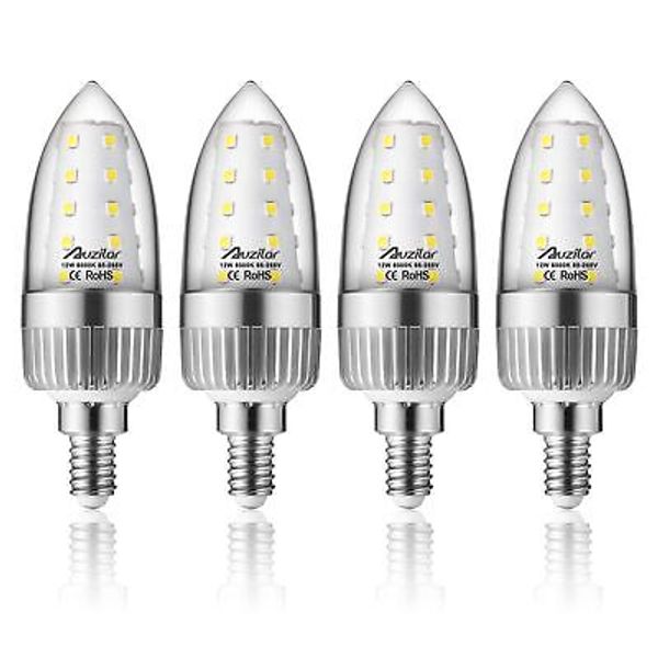 E12 Led Light Bulbs 12w Led Candelabra Bulbs 100 Watt Equivalent 1200lm 6000k Da