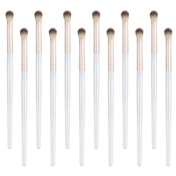 DonLeeving 12 PCS Eyelash Cleaning Brush for Lash Extension, Wash Extension Lash Shampoo Brushes, Fluffy Cleaning Bath Makeup Eyelash Eyeshadow Brush Set