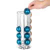 Silver Metal Vertuo Pod Carousel Coffee Capsule Stand Rack, Coffee Pod Stand