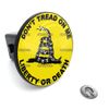  2" Tow Hitch Receiver Plug Cover Insert For SUV's & Trucks - "Don't Tread" 
