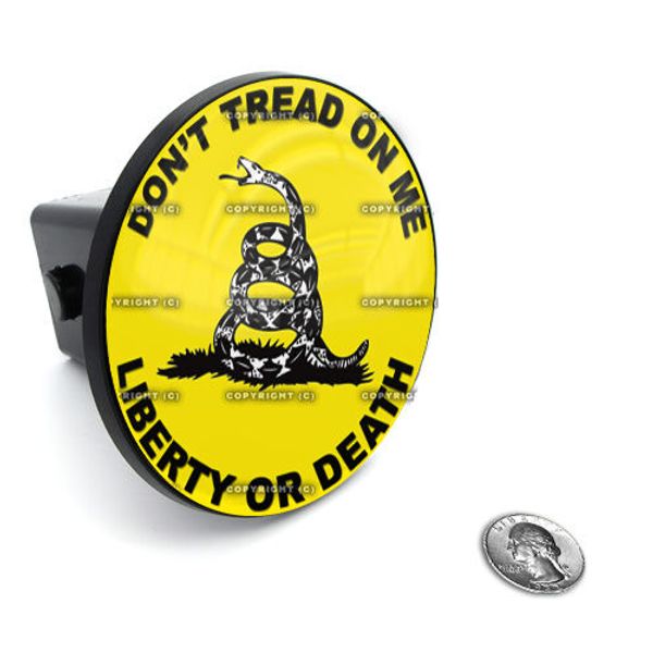  2" Tow Hitch Receiver Plug Cover Insert For SUV's & Trucks - "Don't Tread" 