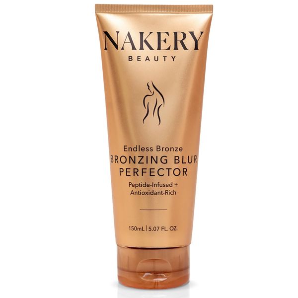 Nakery Cream Liquid Bronzer for Face and Body Glow - Washable Cream Bronzer - Instant Blurring Bronzer - Body Bronzer & Body Blur - Smoothing & Firming Bronzing Lotion for Youthful Glow